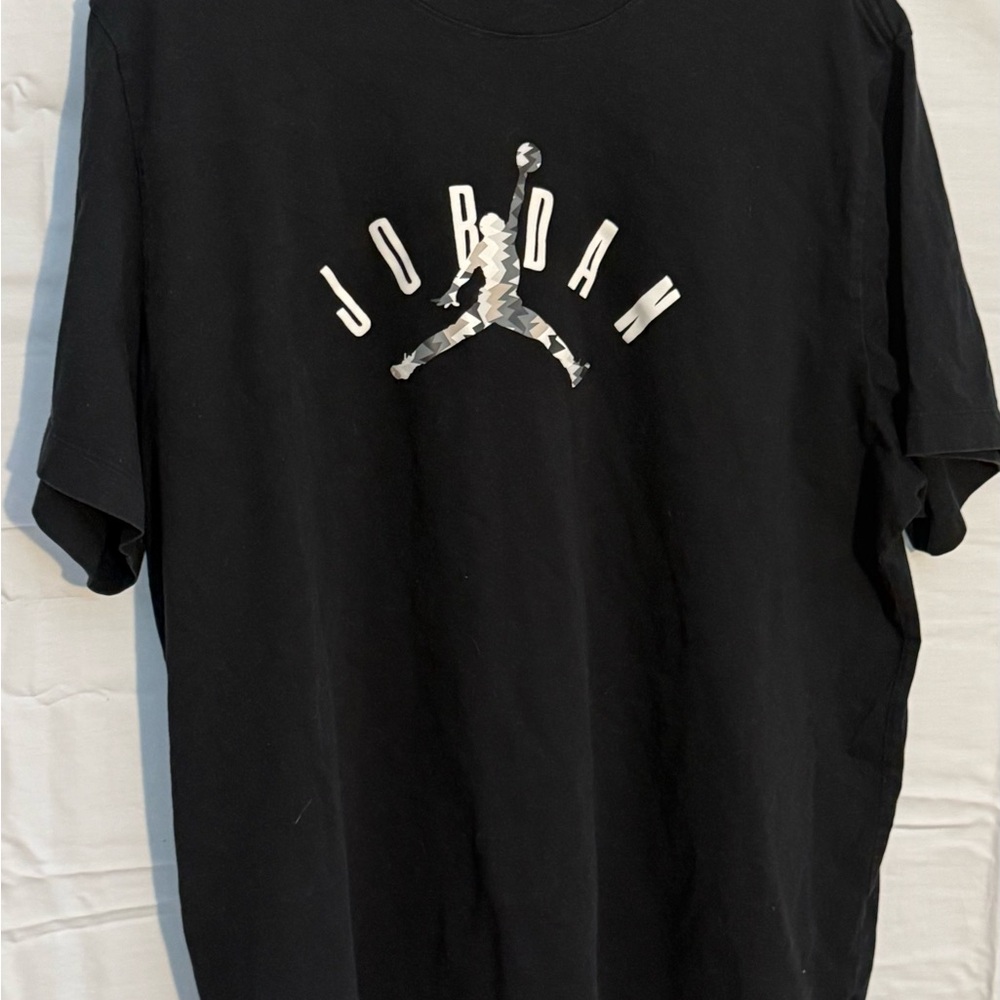 Jordan Black and White Logo T-Shirt